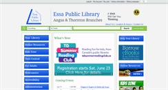 Desktop Screenshot of essa.library.on.ca
