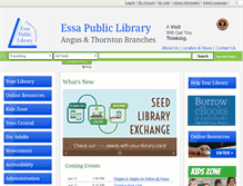 Tablet Screenshot of essa.library.on.ca