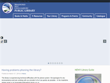 Tablet Screenshot of bradford.library.on.ca